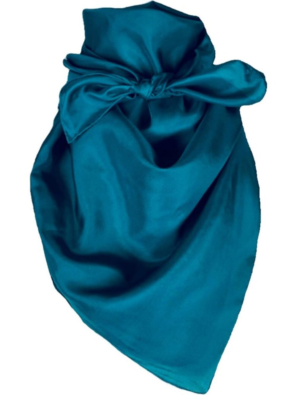 100% Silk Cowboy Wild Rag Scarf Bandana - Multiple Colors, L 34.5" & XL 42